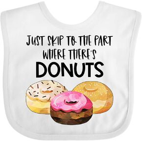 inktastic فقط انتقل إلى الجزء الذي يوجد فيه Donuts Baby Bib