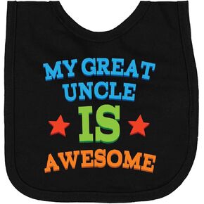 inktastic My Great Uncle Is Awesome Newborn Bib