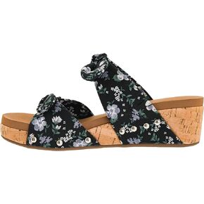 Corkys Footwear Women's Sittin Pretty Wedge Sandal - 2 Inch Cushioned Wedge, Slip On Closure for Comfort & Style, Perfect for Casual & Dressy Outfits, All Day Wear