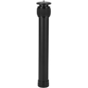 ترايبود تمديد عمود | 2 - القسم موسع سبيكة الألومنيوم لـ DSLR/Monopod/Phone | 22.5-39cm قابلة للتعديل | سعة تحميل 5 كجم | 1/4 و 3/8 محولات المسمار
