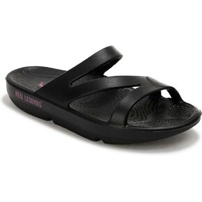 Reel Legends Womens Bahama III Flip Flops 7 Black