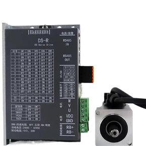 DC Servo RS485 100W 24V-48V 6A 3000rpm 2500 line incremental DC Servo Motor with Driver 40M00330DC +DS-R100W