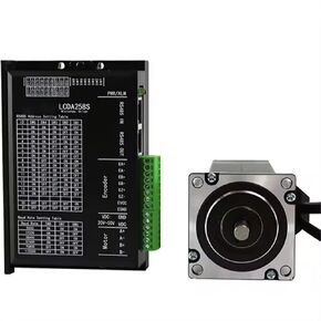 Motor 2.2N.m 2 Phase 23 Closed Loop Stepper Motor Driver Kit LCDA258S-RS485+LC57H280 Motor Drivers