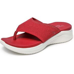 Skechers Women's Ultra Flex 3.0-Coastal Aura Flip-Flop