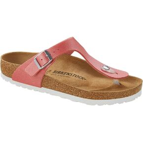 Birkenstock Women's Gizeh Birko-Flor ICY Metallic Poppy 38 R
