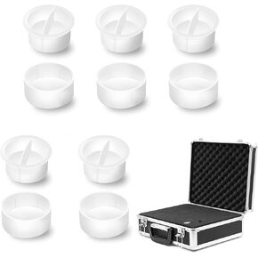 Astromania 1.25 Inch Telescope Eyepiece Case - Bundle with - 1.25 Inch Dust Caps Set