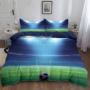 3PCS Creative Stripes Duvet Cover California King Bedding Sets, White Comforter Quilt Cover, 2 Pillow Cases for Boys Girls Toddler Kids Bedding
