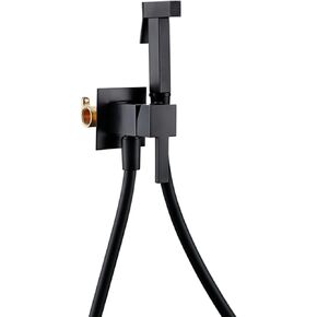 Hand Held ToiletSprayer, Brass Concealed ShowerTaps Spray Toilet Cleaning Faucet Portable Bathroom Cloth Diaper Washer with PVC Shower Hose