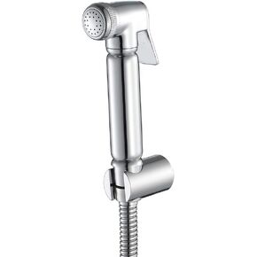 Handheld Bidet Sprayer Head Brass Chrome Bathroom Shower Bidet Tap Portable Toilet Bidet Shower Head for Toilet Cleaning, Pet Bath, Personal Hygiene,B(A)