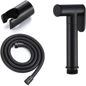 XSprayer Cylindrical Hand Shower Tap Single Cold Water Toilet Sprayer with Hose and Bracket Holder, for Personal Hygiene or Pet Bath