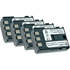 Synergy Digital Camcorder Batteries, Compatible with Energizer ER-D120 Camcorder Batteries (li-ion, 7.4V, 900 mAh), Set of 2
