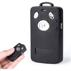 Wireless Bluetooth Selfie Stick Remote Control, Remote Shutter for Smartphones, Compact Bluetooth Camera Remote with Comfortable Grip for Travel (Charging Model)
