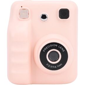 Dpofirs Instant Print Camera 2.4 Inch HD Screen 48MP 1080P Auto Focus MP3 Playback Travel Print Camera Toy with 1300mAh Battery for Home Office Use (No Memory Card)