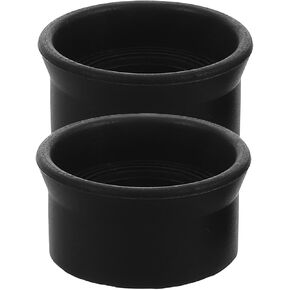 2Pcs Comfortable Rubber Eyepiece Eye Shields for Microscopes and Binoculars Black Protective Eye Covers for and Comfort
