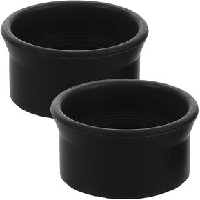 2Pcs Comfortable Rubber Eyepiece Shields for Binoculars and Microscopes Black Eye Protection Easy to Install Versatile Compatibility for Various Optical Devices