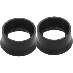 COHEALI 2Pcs Comfortable Rubber Eyepiece Eye Shields for Binoculars Microscopes Black Eye Cover Guards Glare Reduction Wide Compatibility