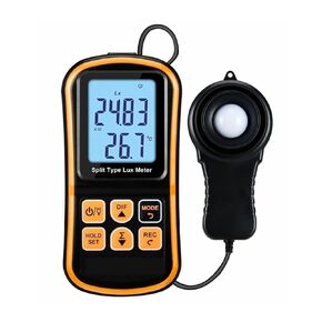 5PCS Split Lux Meter Professional Digital Luxmeter LCD Light Meter Handheld Luxometer Instrument Illumination Photometer -Photography Lumens