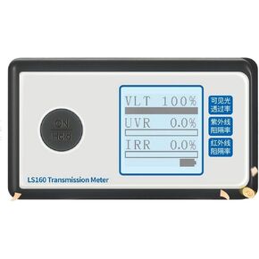 Portable Solar Film Transmission Meter, 160 Test Window Tint with UV IR Rejection Visible Light Transmittance for UV Measuring(LS160)