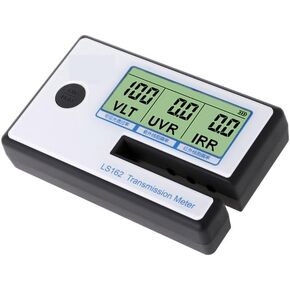 162 Window Tint Meter, Solar Film Transmission Meter VLT UV IR Rejection Tester for UV Measuring