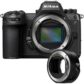 Nikon Z6III Mirrorless Camera Body Bundle with Nikon FTZ II Mount Adapter (2 Items)