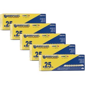 BLUEPOINT .25 Caliber Yellow Strip Powder Loads for Power Actuated Fastening System (500 - Count). Item# 25SS10L4 5-Pack Save $10