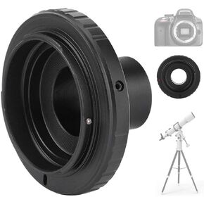 V Bestlife Microscope Telescope Eyepiece Adapter ، Metal 0.965inch t Mount Astronomical Telescope Apiece Adapter for Nikon AI Mount SLR Camera