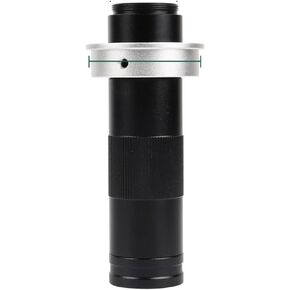 Liamos 1-180x التكبير القابل للتعديل Zoom C Mount Lens Lens Glass Lens 150x Video Digital Industry Camera Monocular Camera ، موثوقية عالية (150 × 50 مم)