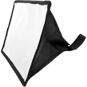 HOMSFOU Portable Camera Flash Softbox Diffuser Lightweight Flash Light Diffuser for Enhanced Photography Quality Compact Design for Indoor Outdoor Use