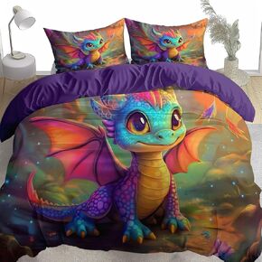 Blue Reversible Duvet Cover Toddler, Starry Night Comforter Cover, 2 Pieces Super Soft Bedding Set 40 X 60 Inches, with Zipper Closure & 1 Pillow Shams 20 X 30 Inches