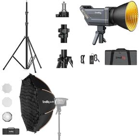 Bundle: Photography Light Stand with Softbox Quick Release and 120B Video Light
