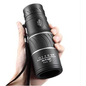Monocular Telescope, High Definition Pocket Monocular 16x52 Focus Optic Lens Handheld Day Travel Telescope Spotting Scope Binoculars