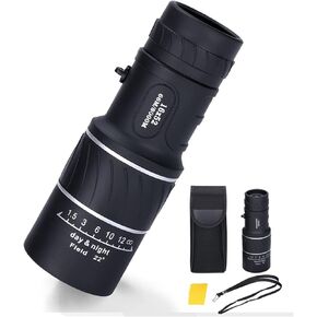 Fodalob Concert Camping Telescope for Adults - 16X52 Small Monocular Telescope Astronomy High-Definition Mini Outdoor Telescopes for Fishing Bird Watching Night Vision Handheld Monoculars