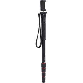 Camera Monopod Aluminum Alloy Extendable 5 Sections 11lb Load Bearing Phone Monopod for Action Camera