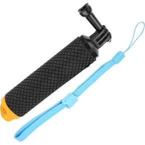 Floating Manual Diving Holder for a Selfie for Osmo Action 9, Portable ABS Monopod with a Preventing Project for Swimming Diving Accessories (Yellow)