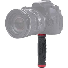 BGNing Camera Handle Grip Support Mount with 1/4'' Male Screw Camera Rubber Hand Grip Universal Handlegrip Camera Stabilizer for SLR Digital Video Camera Video LED Light