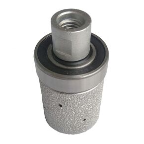 2 Inch Vacuum Brazed Diamond Grinding Sanding Drum Wheel Zero Tolerance with 58-11 Thread for Stone Sink Hole Edge, (2VBZTG)