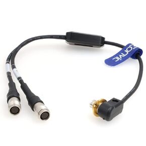 Eonvic Hirose 20 Pin Stratus Lens Control Y Cable for Canon Cinema CN-E Servo Lenses