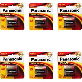 6x Panasonic CR-P2 6V Photo Battery Replace 23-175, 2CR-P2, 5024LC, 6204, CR17-33, CRP2, CRP2P, CRP2S, CR-P2S, DL223A, DLCRP2, EL223AP, K223LA, K223LA-1, PC223, PC223A, PRCRP2, RL223A-1, T223A, VL223