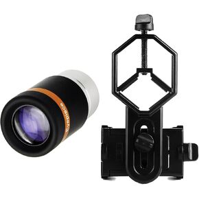 SVBONY Telescope Lens 23mm, Bundle with Universal Cell Phone Adapter Mount