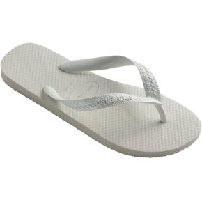 Flops Havaianas Women's Color Flops - صندل الربيع والصيف ، الأبيض ، 7/8