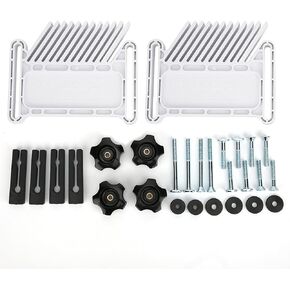 Woodworking Board Power Tool Accessories Unique Chamfer Groove for Woodworking Enthusiasts (Square Feather Board Type B Blue)