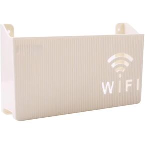 1/3Pc Wall Mounted Wireless WiFi Router Shelf ABS Box Router Rack Cable Power Bracket Organizer Box Living Room