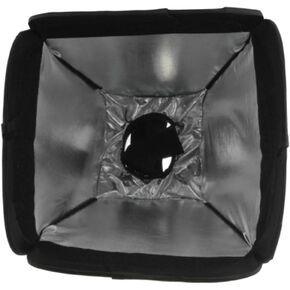 Angoily 1 Set Foldable Flash Diffuser Lightweight Softbox Diffuser for Photography and Video Compatible with Ring Light Fluorescent Flash Light Black
