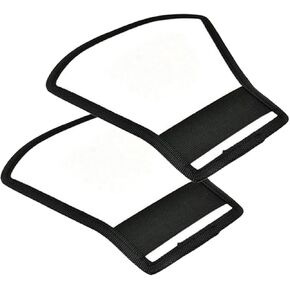 2pcs Flash Diffuser Softbox Multi Purpose Reflecting Plate for Photography External Flash Reflector for Reducing Shadows