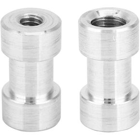 1 pcs Female to Female Screw Adapter,Aluminum Alloy 1/4 Female to 3/8 Female Conversion Adapter Converter Screw Lamp Holder Bolts Replacement Part