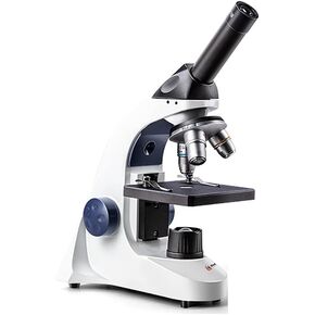 Compound Monocular Microscopes 400x-10000x Magnification LED Illumination for School Student Beginner Laboratory