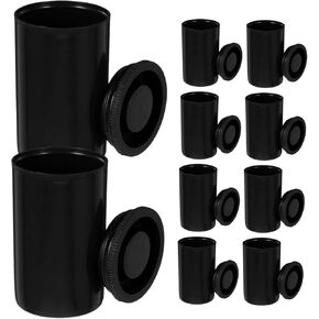 24pcs Film Canisters Plastic Storage Containers for Camera Film Accessories and Fishing Bait Compact and Protective with Caps for Organizing and Carrying