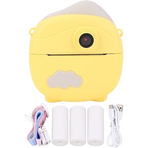 12MP Instant Print Camera Toy with HD IPS Screen, Thermal Printing, Digital Selfie Function and Long Lasting 800mAh Battery (32GB)