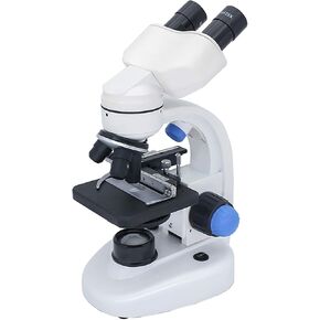 40-1000X Binocular Biological Microscope 2.0MP USB Camera Digital Microscope 100 pcs Specimen Student Lab Biological Experiment