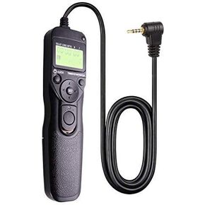 Foto&Tech LCD Timer Shutter Release Remote Control Cord (Compatible with Lumix DC-G9 G85, DMC-FZ300 FZ150 FZ2500 FZ1000 FZ200, DMC-G10 G3 G5 G6 G7 GF6 GH2)